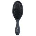 CALA Wet-N-Dry Detangling Hair Brush - Soft Flexible Bristles for Smooth, Frizz-Free Hair | Black