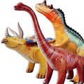 Inflatable Dinosaur Party Decorations Set - Triceratops, Ceratosaurus & Brachiosaurus for Kids Birthday
