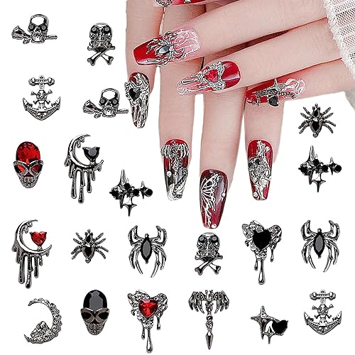 Halloween Nail Charms 3D Alloy Nail Art Decorations - Color7