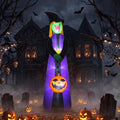 15FT Halloween Inflatable Witch with Pumpkin Lantern - Outdoor Yard Decor - Variation of This Listing