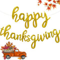 18 Inch Happy Thanksgiving Foil Balloons Set - Fall Party Decorations