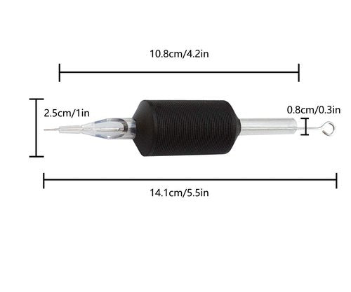 Needlehouse 1inch disposable tattoo needles tube combo Assorted 20pcs Mixed tattoo Tubes (1203/5/7/9/11RL)