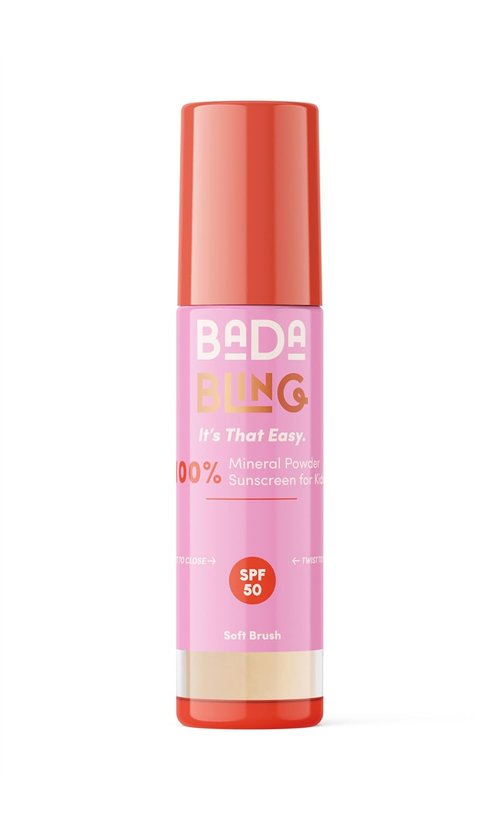 Bada Boom Bada Bling Shimmer Sunscreen Powder - Translucent SPF 50 with Sparkle Finish