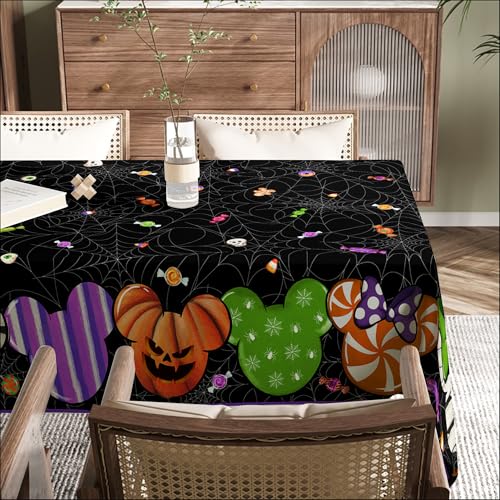Halloween Tablecloth Rectangle 60x80 Inch Spooky Party Decor - Variation of THIS listing