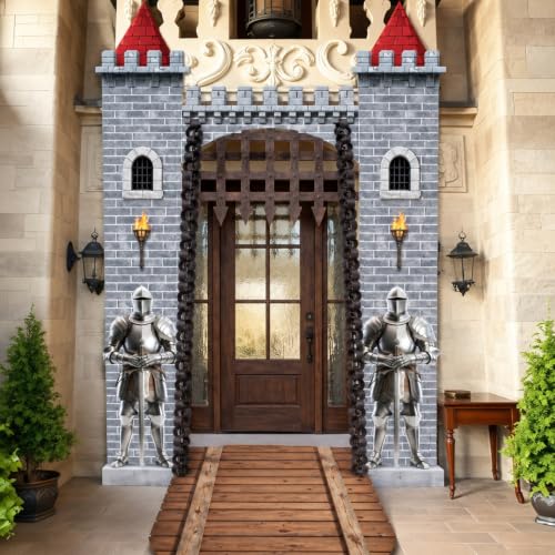 Medieval Castle Entrance Door Banner Set for Themed Parties & Events
