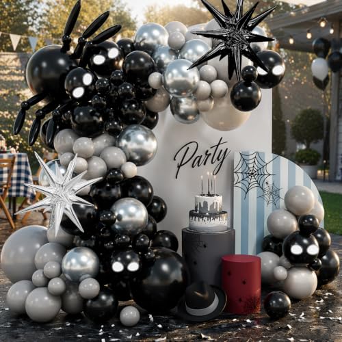 Balloon Arch Kit 130Pcs Superhero Spider Halloween Party Decorations