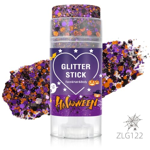 Halloween Body Glitter Stick with Chunky Sequin Gel - Color50