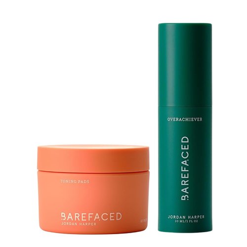 Barefaced Minimalist Kit - Toning Pads & 10-in-1 Skin Booster | Achieve Smoother, Brighter Skin Easily