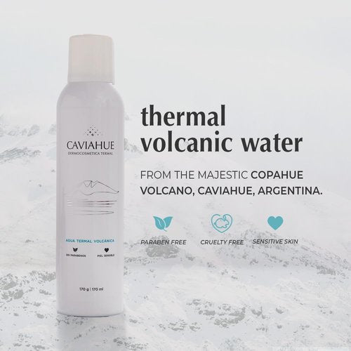 Caviahue Thermal Volcanic Water - Calming Facial Mist Spray for All Skin Types | 100% Natural