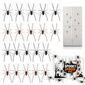 20PCS 3D Spider Fridge Magnets - Realistic Removable Magnetic Decals for Refrigerator & Metal Surfaces