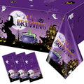 Baby Shower Tablecloth 3 Pack Halloween A Baby Is Brewing 54x108 Inch - Gender Reveal Decor