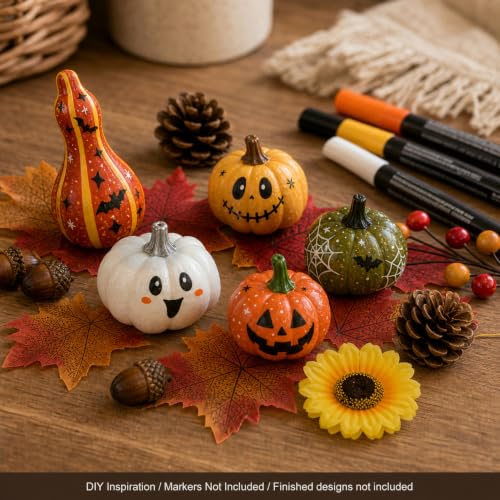 Artificial Pumpkin Decor Set 87PCS Fall Decorations for Halloween Thanksgiving