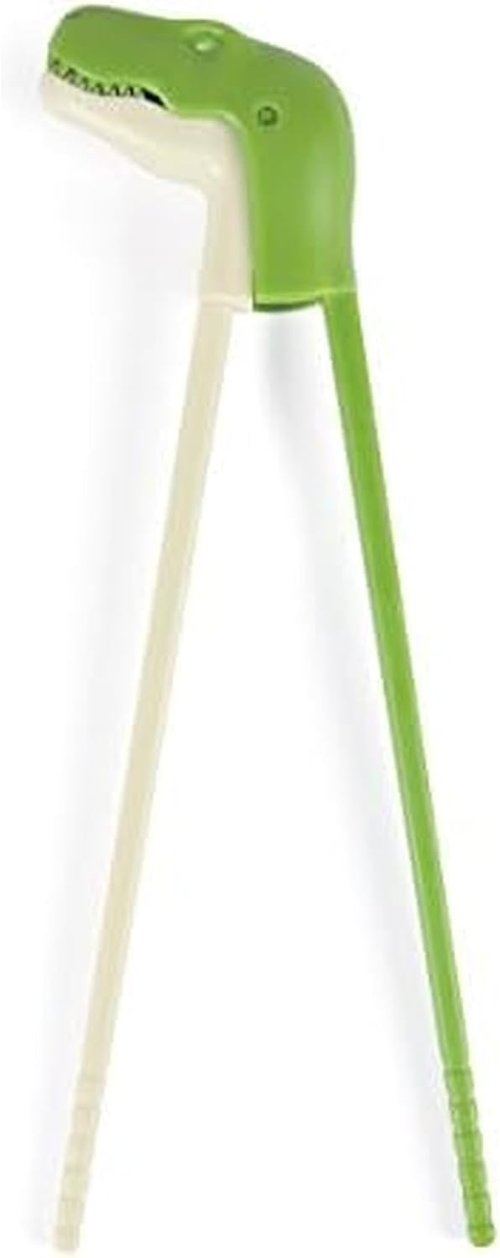 Genuine Fred MUNCHTIME T-Rex Dinosaur Chopsticks - Fun, Interactive Design for Kids - Reusable & Perfect Gift