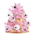 Spider Cake Topper and Decoration Set for Birthday Parties - 40 pcs