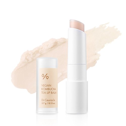 Dr.Ceuracle Vegan Kombucha Tea Lip Balm - Hydrating, Lightweight Moisturizer for Dry Lips | 3.7 g / 0.13 oz.
