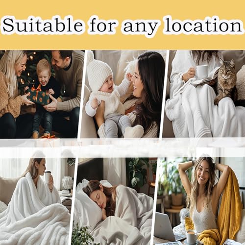Boho 70th Birthday Throw Blanket - 50x60 Inches for Women, Happy 70th Gift Idea