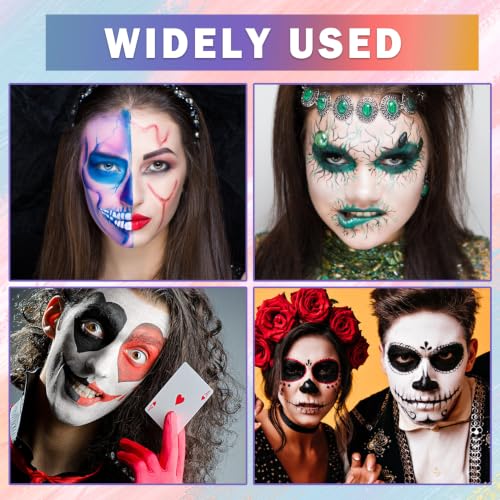 15 Colors Face Painting Kit for Kids & Adults with Brushes & Templates