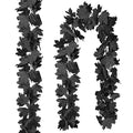 12FT Black Maple Leaf Garland 2-Pack Fall Halloween Thanksgiving Decor