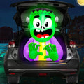 3.5 Ft Inflatable Halloween Zombie Car Decoration Kit with LEDs - Trunk or Treat Prop