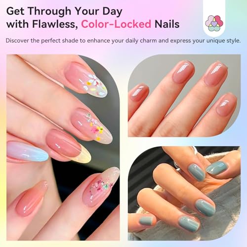 SAVILAND Macaron 20+3 Color Nail Polish Set with Base, Glossy & Matte Top Coat