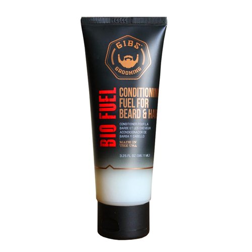 GIBS Grooming Bio Fuel - Conditioning Beard & Hair Growth Formula | 3.25 oz Mango Butter & Biotin