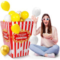 Giant Carnival Popcorn Box Decoration with 60 Balloons for Party & Event