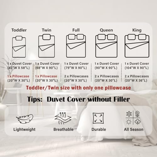 Fairy Tale Schnauzer Duvet Cover Set Twin Size Watercolor Dog Bedding with Pillowcase - White Pink