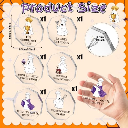 Halloween Ghost Trophy Award Plaque - Top Contest Winner Recognition