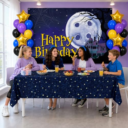 Button Birthday Party Decorations Set with Backdrop, Balloons & Banner