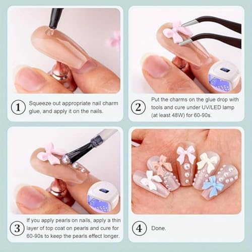 Halloween Nail Charms 3D Ghost Pumpkin Mini Decor for Nails DIY Art - Style03