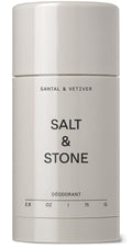 Salt & Stone Aluminum Free Deodorant | Extra Strength 48 Hour Protection for Women & Men | Made with Seaweed Extracts, Niacinamide & Prebiotics | Santal & Vetiver
