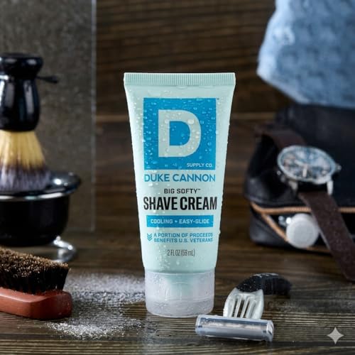 Travel Size Duke Cannon Big Softy Shave Cream - 2 oz, Compact & Moisturizing
