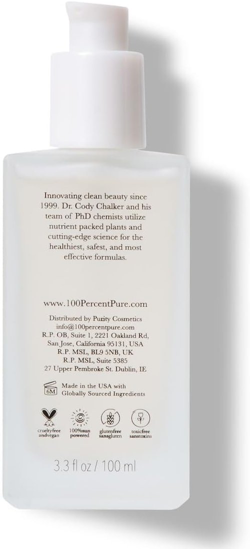 100% PURE Hydrating Toner - Restorative Sea Essence with Organic Witch Hazel & Hyaluronic Acid | 4 Fl Oz
