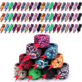 Lewtemi 60 Pcs Halloween Snake Slap Bracelets for Kids, Realistic Snake Snap Bracelets - Party Favors & Costume Accessory