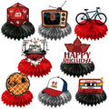 Halloween Honeycomb Centerpieces - 8 Colorful Spooky Party Decorations