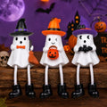 Halloween Ghost Decorations Set - Dangling Legs with Accessories, 3 Pcs - Variation: Halloween-Ghost