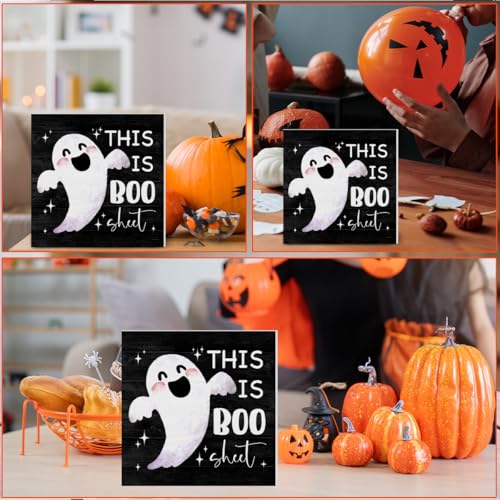 Halloween Decorations Sign Cute Halloween Wood Sign - Variation of THIS
