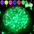 Green Mini LED Lights 100pcs Waterproof Round Tiny Lights with Hook