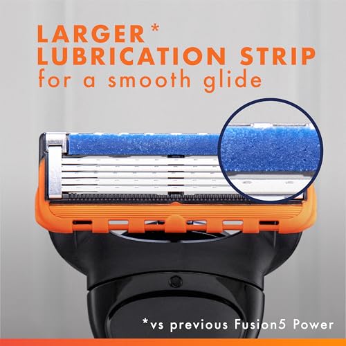 Gillette Fusion5 Power Razor Blade Refills 6 Count for Men - Long-Lasting Shave