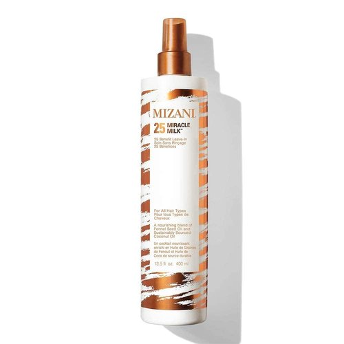 Mizani 25 Benefit Miracle Milk | Leave-In Conditioner for Curly Hair with Coconut Oil, Anti-Frizz & Detangler