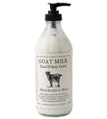 Goat Milk Body Lotion - Fragrance-Free Natural Moisturizer for Dry Sensitive Skin | Fast-Absorbing & Non-Greasy - 16oz