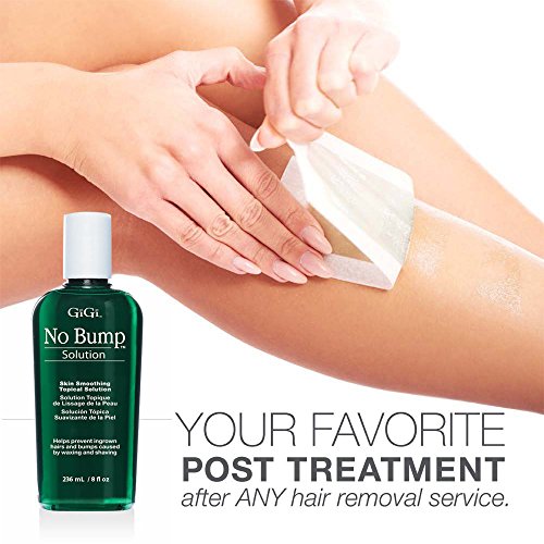 GiGi No Bump Skin Smoothing Topical Solution 8 Fl Oz - Pre & Post Hair Removal Care