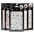 Halloween Nail Art Stickers Set - 12 Sheets & 1500+ Self-Adhesive Designs - Multi