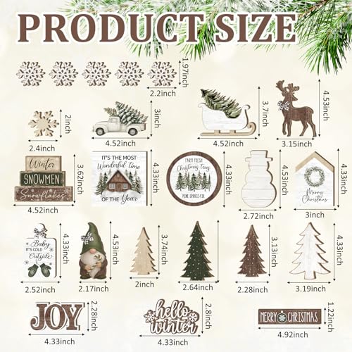 Vercraft Retro Time Fall Halloween Christmas Tiered Tray Decor - 23 Styles