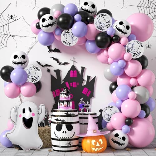 Halloween Balloon Garland Arch Kit - 98 Pcs Spooky Party Decorations