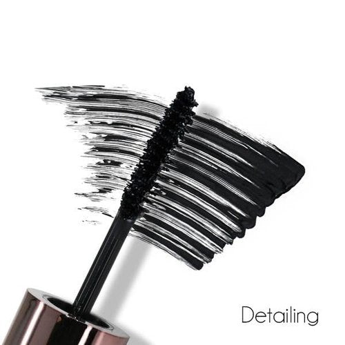 Girlactik Lash Play Duo Mascara - Lengthening & Detailing Dual-Wand Formula for Defined Lashes - Vegan, Cruelty-Free (Mink Black)