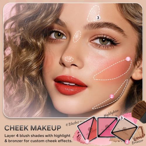 Color Nymph Girls Makeup Kit for Teens - Gold Edition