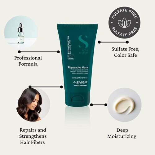 Alfaparf Milano | Reparative Hair Mask for Deep Nourishment and Repair - 8.5 oz