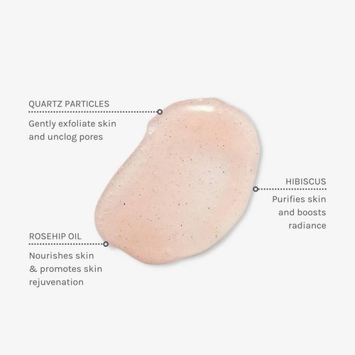Evolve Organic Beauty - Natural Rose Quartz Facial Polish | Small-Batch, Vegan Clean Beauty (2 oz | 60 mL) Packaging May Vary