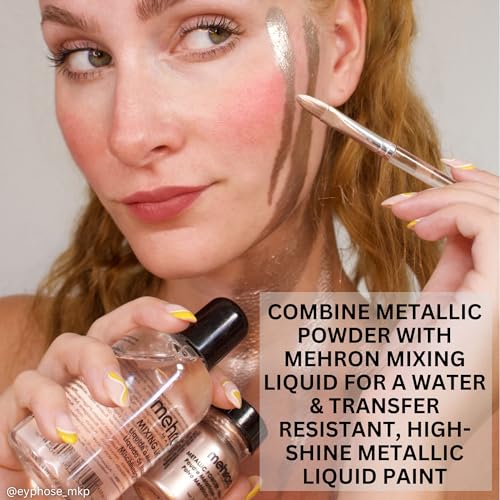 Mehron Metallic Powder Copper 1 oz - Creative Makeup & Cosplay
